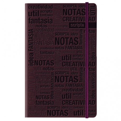 CUADERNO CUADERNO DE NOTAS RAYA FORTEC DE 192 HOJAS PASTA RIGIDO TIPO PIEL TIPO COSIDO Y PEGADO 1 PIEZA