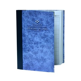 LIBRO FLORETE FORMA FRANCESA CUADRO GRANDE ESTRELLA DE 96 HOJAS PASTA CARTERA DE CARTON TIPO COSIDO 1 PIEZA