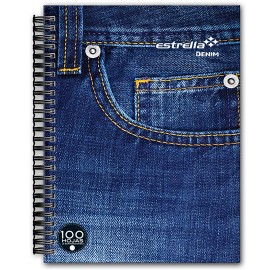 CUADERNO PROFESIONAL RAYA ESTRELLA DE 100 HOJAS PASTA DURA TIPO DOBLE 1 PIEZA