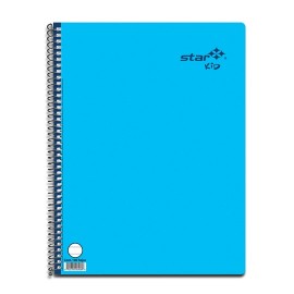 CUADERNO PROFESIONAL BLANCO ESTRELLA DE 100 HOJAS PASTA DURA TIPO METALICO 1 PIEZA