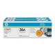 TONER DUAL PACK HP 36A CB436AD COLOR NEGRO