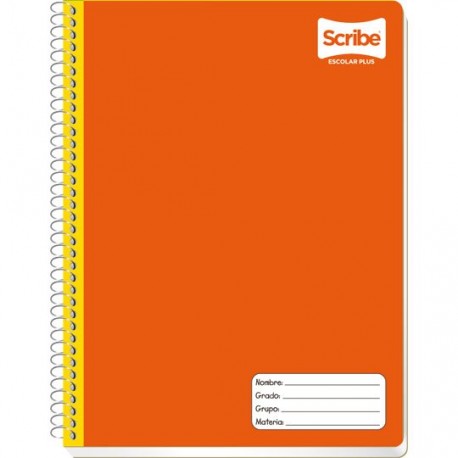 CUADERNO PROFESIONAL RAYA SCRIBE DE 100 HOJAS PASTA SEMI RIGIDA TIPO METALICO 1 PIEZA