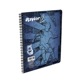 CUADERNO PROFESIONAL CUADRO CHICO RAYTER DE 100 HOJAS PASTA CARTULINA TIPO DOBLE 1 PIEZA