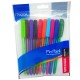 BOLIGRAFO AZOR PIN POINT COLOR SURTIDO DE PUNTO FINO 0.7 MM TIPO DE BARRIL REDONDO BLISTER DE 10 PZ