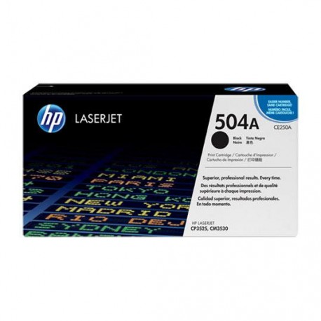 TONER HP 504A CE250A COLOR NEGRO