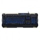 KIT TECLADO Y MOUSE GAMER THERMALTAKE TT ESPORTS COMMANDER CONEXION ALAMBRICO COLOR NEGRO Y AZUL