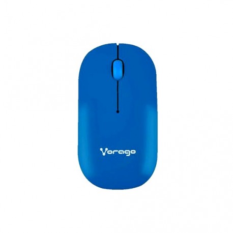 MOUSE INALAMBRICO VORAGO 205 CONEXION USB COLOR AZUL