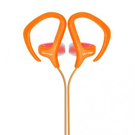AUDIFONOS VORAGO ES-100 NARANJA TIPO ALÁMBRICOS CONEXION 3.5 MM NARANJA