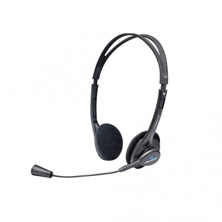 AUDIFONOS ACTECK MUAA-005 TIPO ALÁMBRICOS CONEXION 3.5 MM NEGRO