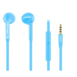 AUDIFONOS VORAGO EP201 TIPO IN-EAR ALAMBRICOS CONEXIÓN/MEDIDA 3.5 MM COLOR AZUL