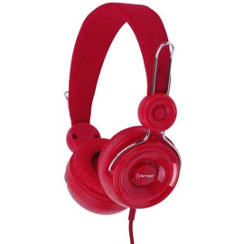 DIADEMA VORAGO AU-375873-2 TIPO ALÁMBRICOS CONEXION 3.5 MM ROJO