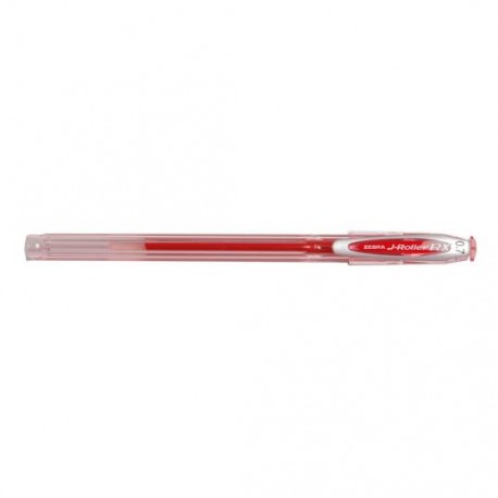 ROLLER ZEBRA J-ROLLER RX DE TINTA ROJA COLOR BARRIL TRANSPARENTE PUNTO MEDIANO MEDIDA 0.7 MM 1 PIEZA