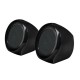 BOCINAS ALAMBRICAS PERFECT CHOICE PC-112600 CON CONEXIÓN 3.5 MM COLOR NEGRO