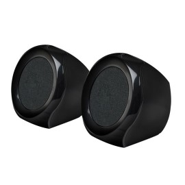 BOCINAS ALAMBRICAS PERFECT CHOICE PC-112600 CON CONEXIÓN 3.5 MM COLOR NEGRO