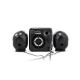 BOCINA CON SUBWOOFER ALAMBRICAS VORAGO SPK-200 CON CONEXIÓN 3.5 MM COLOR NEGRO
