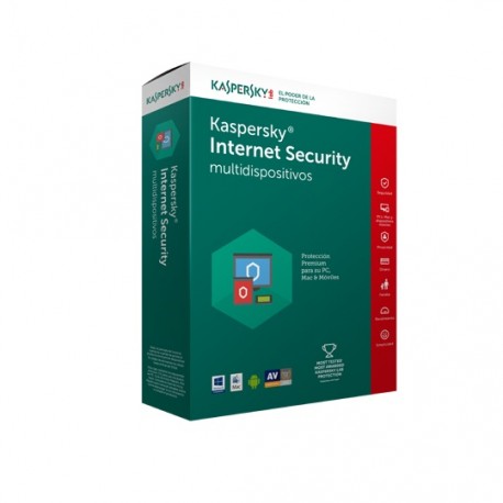 ANTIVIRUS KASPERSKY CON 2 LICENCIAS MULTIDISPOSITIVOS DVD