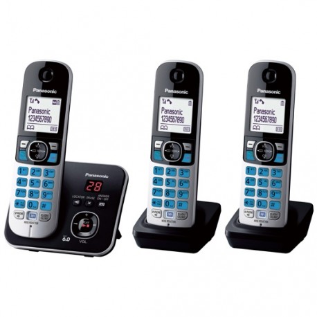 TELEFONO INALAMBRICO PANASONIC TG6823MEB 1 LINEA