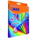 Lapices de colores triangulares 24 pz