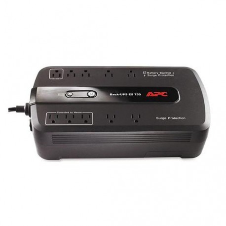 NO BREAK DE 10 CONTACTOS APC BE750GL CAPACIDAD DE 750 VA DURACION DE 10 MIN