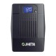 NO BREAK DE 6 CONTACTOS JHETA LED500 CAPACIDAD DE 500 VA DURACION DE 15 MIN