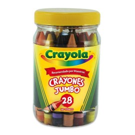 CRAYON CRAYOLA COLOR SURTIDO CRAYOLA FORMA REDONDO CAJA CON 28 PIEZAS
