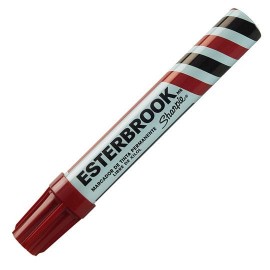 MARCADOR PERMANENTE SHARPIE ESTERBROOK 119228 COLOR ROJO 1 PIEZA