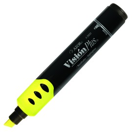 MARCADOR RESALTADOR AZOR VISION PLUS 2600AM COLOR AMARILLO FLUORESCENTE 1 PIEZA