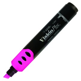 MARCADOR RESALTADOR AZOR VISION PLUS 2600RS COLOR ROSA FLUORESCENTE 1 PIEZA