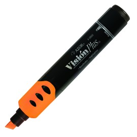 MARCADOR RESALTADOR AZOR VISION PLUS 2600NA COLOR NARANJA FLUORESCENTE 1 PIEZA