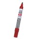 Marcador scb permanente tinta roja