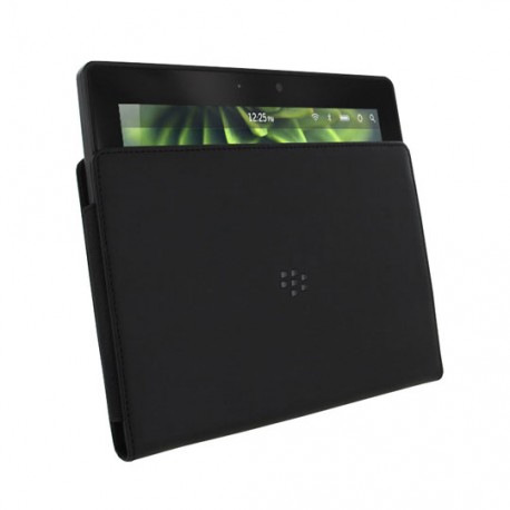 FUNDA PARA BLACKBERRY 7 BLACKBERRY 28 DE PIEL COLOR NEGRO