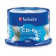 DISCO COMPACTO CD-R VERBATIM 95005CD CAPACIDAD 700 MB VELOCIDAD 52X PRESENTACION CAMPANA DE 50 PIEZAS