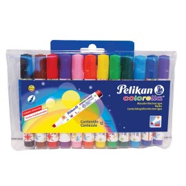 MARCADOR BASE AGUA PELIKAN COLORELLA 111842 COLOR SURTIDO 12 PIEZAS