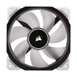 VENTILADOR DE PC GAMER CORSAIR AIR ML120 PRO DE LEVITACIÓN MAGNÉTICA DE COLOR LED BLANCO 4 PINES 1 PIEZA