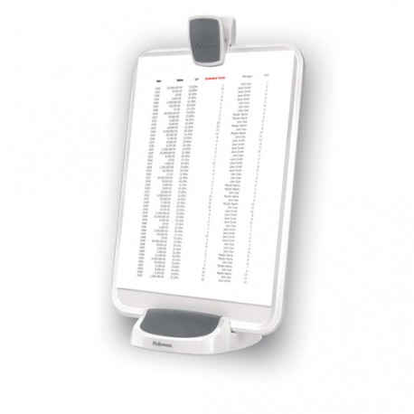 BASE PARA DOCUMENTOS FELLOWES 9311501 DE PLASTICO 30 X 25 CM COLOR BLANCO