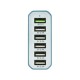 CARGADOR USB MULTIPLE DE 6 PUERTOS
