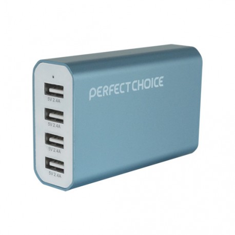 CARGADOR MULTIPLE USB DE 4 PUERTOS
