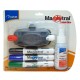 MARCADOR PARA PIZARRON AZOR MAGISTRAL DIDACTICO 8350K COLOR SURTIDO 3 PIEZAS