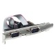 TARJETA DE RED SERIAL MANHATTAN 158169 INTERFAZ DB9 230,400 BPS