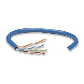 BOBINA CAT 5E 305M SOLIDA INTELLINET 362344 COLOR AZUL