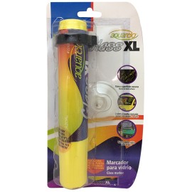 MARCADOR PARA VIDRIO AZOR AQUARELO GLASS 22125AM COLOR AMARILLO 1 PIEZA