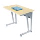 ESCRITORIO BASICO LINEA ITALIA 123S DE MELAMINA COLOR MAPLE