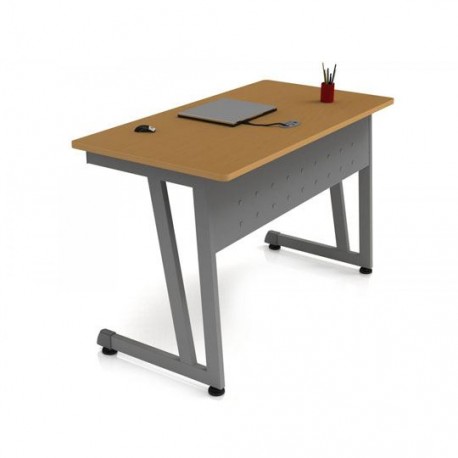 ESCRITORIO BASICO LINEA ITALIA 103S DE MELAMINA COLOR MAPLE