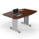 MESA JUNTA LINEA ITALIA 118 DE MELAMINA CAOBA