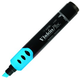 MARCADOR RESALTADOR AZOR VISION PLUS 2600AZ COLOR AZUL FLUORESCENTE 1 PIEZA