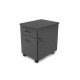ARCHIVERO VERTICAL DE 2 GAVETAS LINEA ITALIA 106 COLOR GRAFITO