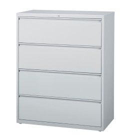 ARCHIVERO HORIZONTAL DE 4 GAVETAS HIRSH 17455 COLOR GRIS