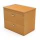ARCHIVERO HORIZONTAL DE 2 GAVETAS LINEA ITALIA 642M COLOR MAPLE