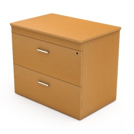 ARCHIVERO HORIZONTAL DE 2 GAVETAS LINEA ITALIA 642M COLOR MAPLE