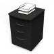 ARCHIVERO VERTICAL DE 3 GAVETAS LINEA ITALIA 305 COLOR GRAFITO